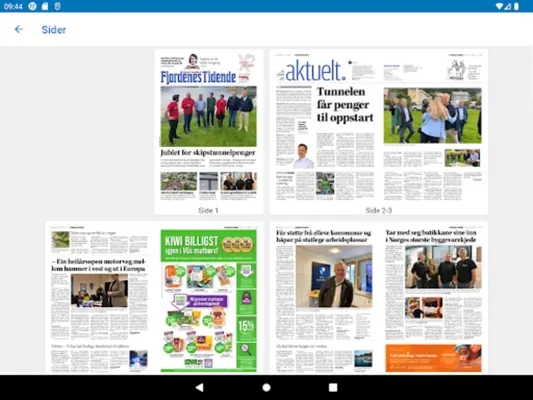Fjordenes Tidende eAvis android App screenshot 0