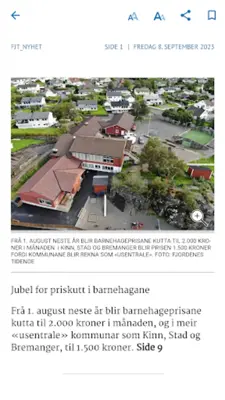 Fjordenes Tidende eAvis android App screenshot 10